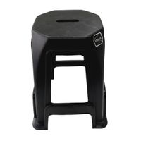 Nivalmix-Banqueta Nova de Plastico - 02-Preto - 1089 - Usual Utilidades-2518470